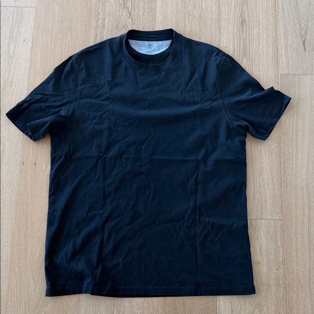 Brunello Cucinelli Classic Black Tee